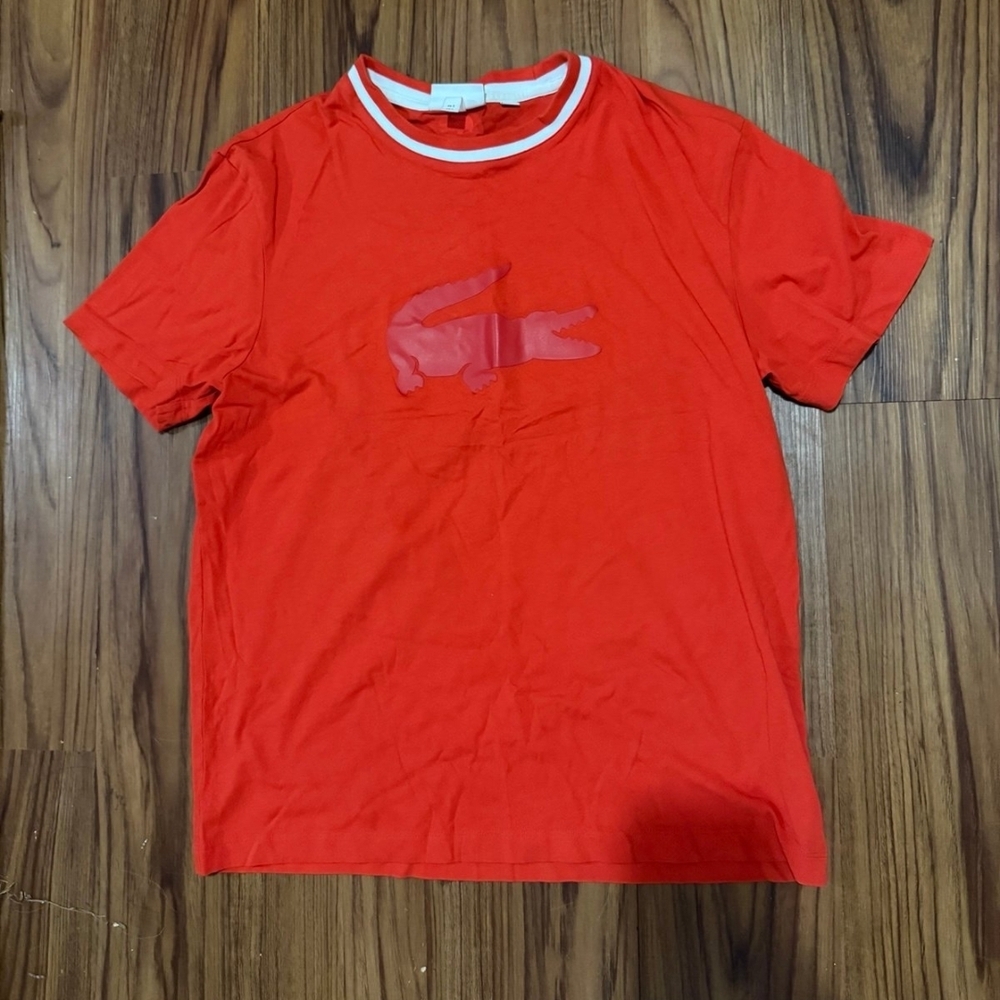 Lacoste Red Short Sleeve Tee